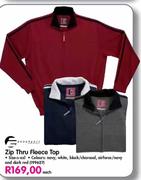 Zip Thru Fleece Top