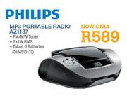 Philips MP3 Portable Radio (AZ1137)