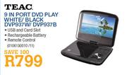 Teac 9 In Port DVD Play White/Black DVP937W/DVP937B
