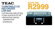 Teac Turntable CD Recorder (LPR500)