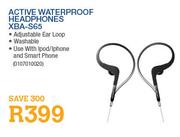 Sony Active Waterproof Headphones (XBA-S65)