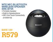Sony WTE NFC Bluetooth Wireless Speaker (SRS-BTV5)