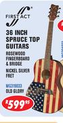 First Act 36 Inch Spruce Top Guitars Rosewood Fingerboard & Bridge Nickel Silver Fret(MG319033)