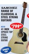 Sanchez 41 Inch Spruce Top Steel String Guitar(MG418)