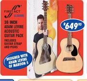 First Act 36 Inch Adam Levine Acoustic Guitar Pack(AL363000)