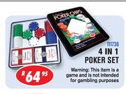 4 In 1 Poker Set(111736)