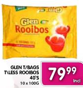 Glen T/Bags T/Less Rooibos 40's-10x100Gm