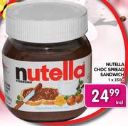 Nutella Choc Spread Sandwich-1x350Gm