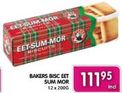 Bakers Bisc EET Sum Mor-12x200Gm