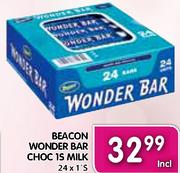 Beacon Wonder Bar Choc Is Milk-24x1's