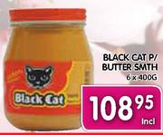Black Cat P/Butter Smth-6x400Gm