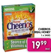 Cheerios Cereal Honey-1x340Gm