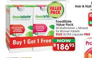 Foodstate Value Pack-60 Multivitamin + Mineral For Women Tablets