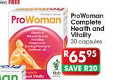 ProWoman Complete Health And Vitality-30 Capsules