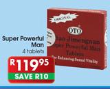 Super Powerful Man-4 Tablets