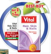 Vital Hair, Skin & Nails-30 Capsules