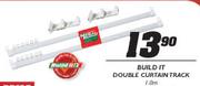 Build It Double Curtain Track-1.0m