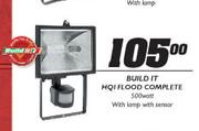 Build It HQI Flood Complete 500 Watt With Lamp With Sensor