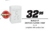 Build It Switch 3 Lever 1 Way