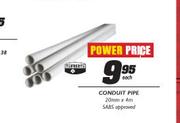 Conduit Pipe(20mm x 4m)-Each