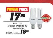 Build It Energy Saver ES 3U(Cool White)-11 Watt