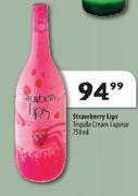Strawberry Lips Tequila Cream Liqueur-750ml