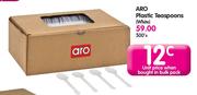 Aro Plastic Teaspoons (White)-500's