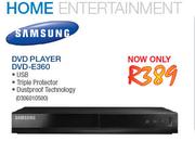 Samsung DVD Player DVD-(E360)-Each