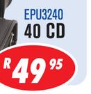 EBOX CD Pouches 40 CD(EPU3240)