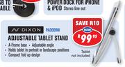 Dixon Adjustable Tablet Stand(PAD009W)