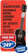 Sanchez Children's Guitar Learning System 30" Acoustic Guitar(ACP31)