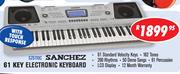 Sanchez 61 Key Electronic Keyboard(SZ6110C)