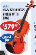 Sanchez Violin With Case(V114-4)