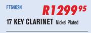 Sanchez 17 Key Clarinet(FT6402N)