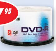 Dixon Writable DVDs x16, 4.7GB/120Min 10 DVDs(DVDR10)