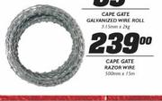 Cape Gate Razor Wire-500mmx15m 