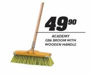 Academy GB6 Broom With Wooden Handle