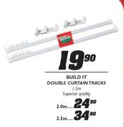 Build It Double Curtain Tracks-1.5m