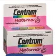 Centrum Materna DHA 30-Day Kit-60 Tablets