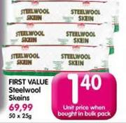First Value Steelwool Skeins-25gm