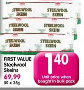 First Value Steelwool Skeins-25gmx50