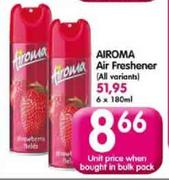Airoma Air Freshner(All Variants)-180Mlx6