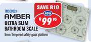 Amber Ultra Slim Bathroom Scale TMSE9063