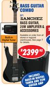 Sanchez Bass Guitar, 25W Amplifier & Accessories BP1