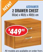 2 Drawer Chest A2Drawer(55x46x40Cm)