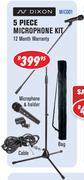 5 Piece Microphone Kit