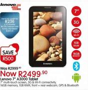 Lenova 7" A3000 Tablet