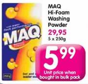 MAQ Hi-Foam Waowder-250gmx5
