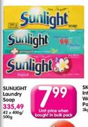 Sunlight Laundry Soap-500gmx42