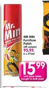 Mr. MIN Furniture Polish(All Variants)-275Ml